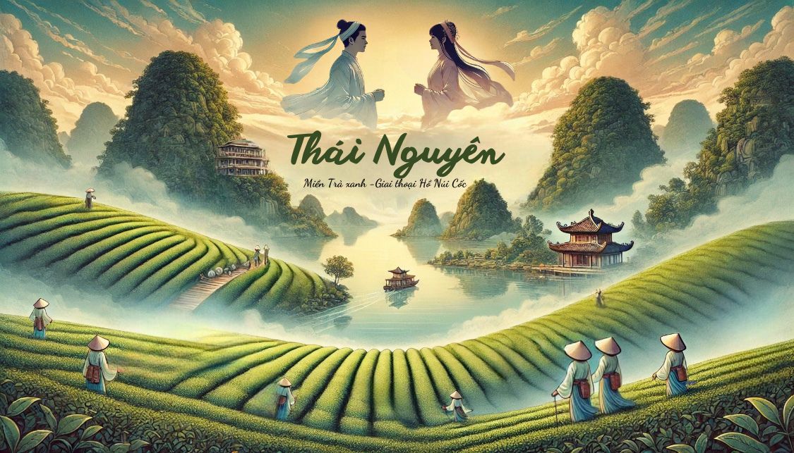 Miền Trà xanh - Giai thoại Hồ Núi Cốc (Trà My 11B11 THPT LHP)